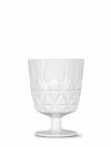 Sagaform OUTDOOR EATING Akrylowe Kieliszki do Wina 300 ml 4 Szt. / Białe