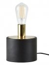 Villa Collection NORDIC Lampa Stołowa - Czarna/Złota