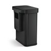 simplehuman LINER POCKET VOICE Automatyczny Kosz na Śmieci 58 l z Możliwością Otwierania Głosem / Czarny