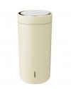 Stelton TO GO CLICK Stalowy Kubek Termiczny 400 ml / Żółty Yellow Mellow