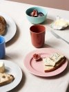 Lyngby Porcelain RHOMBE COLOR Talerz Płaski 21 cm Różowy