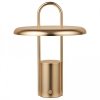 Stelton PIER Bezprzewodowa Lampa LED 25 cm / Złota