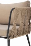 Bloomingville PAVONE Sofa Ogrodowa / Brązowa