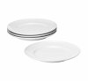 Georg Jensen KOPPEL Talerz Śniadaniowy 23 cm  4 Szt. / Biały
