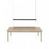 Muuto LINEAR Podłużna Lampa Wisząca 169 cm Czarna