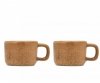 Villa Collection FJORD Filiżanka do Kawy Espresso 100 ml 2 Szt. Amber Bursztynowe