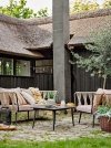 Bloomingville PAVONE Fotel Ogrodowy / Brązowy