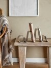 Bloomingville CANA Gazetnik - Uchwyt na Gazety, Magazyny / Beżowy