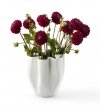 Philippi LIVREE Ceramiczny Wazon do Kwiatów 22 cm / Biały