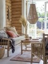 Bloomingville SOLE Fotel Ogrodowy z Siedziskiem / Bambusowy