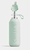 Chilly's SERIES 2 FLIP Stalowa Butelka Sportowa 1 l / Miętowa