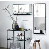 House Doctor CHIC Poziome Lustro Ścienne z Półką - Czarne