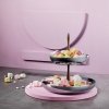 Blomus DIOLA Patera Dekoracyjna 2-Poziomy - Stal Polerowana