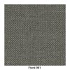 Muuto OUTLINE Sofa 3-Osobowa - Ciemnozielona - Tkanina Fiord 961 / Czarne Nogi