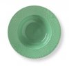 Lyngby Porcelain RHOMBE COLOR Talerz Głęboki 24,5 cm Zielony