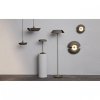 Aytm CYCNUS Lampa Podłogowa - Stojąca - Taupe  / Złota