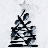 Nicolas Vahe BLACK Łyżka Stołowa - Czarna 6 Szt.