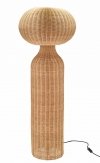 Villa Collection VINKA Lampa Podłogowa z Rattanu 130 cm Naturalna