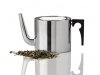 Stelton AJ CYLINDA LINE Stalowy Dzbanek do Herbaty 1,25 l  / Srebrny