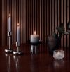Iittala NAPPULA Świecznik Niski / Srebrny
