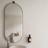 Kristina dam studio CAPSULE Lustro Ścienne Owalne 100 cm / Stalowa Rama