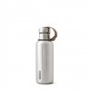 black+blum CLASSIC Stalowa Butelka Termiczna 500 ml / Czarna