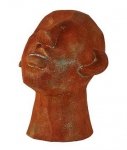 Villa Collection HOME Figura - Rzeźba Dekoracyjna 23 cm Głowa Brązowa