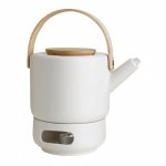 Stelton THEO Dzbanek do Herbaty 1.25 l z Podgrzewaczem Beżowy - Sand