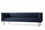 Menu GODOT Sofa 3-Osobowa Granatowa - Royal Blue