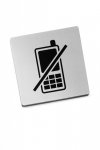 Zack INDICI Tabliczka Informacyjna - Zakaz Używania Telefonów Komórkowych
