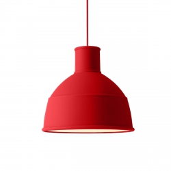 Muuto UNFOLD Lampa Silikonowa 32 cm Czerwona