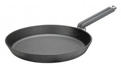 Skeppshult - Patelnia Żeliwna Głęboka 32 cm - Obrotowa Silikonowa Rączka