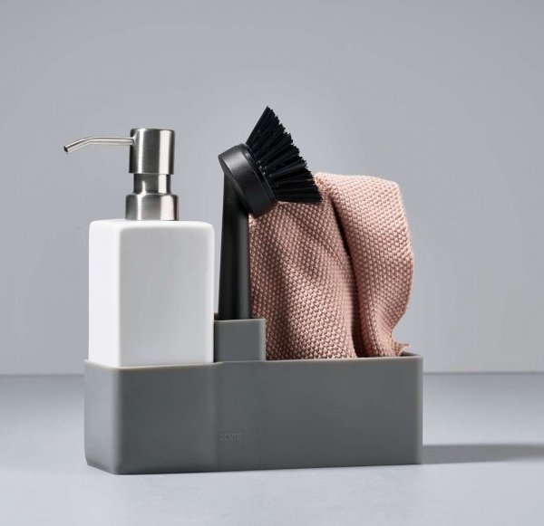 ZONE Denmark SIMPLY Organizer do Zlewu - Pojemnik na Płyn do Naczyń i