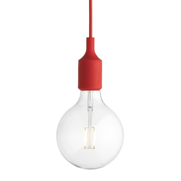 Muuto E27 Lampa Żarówka LED - Czerwona