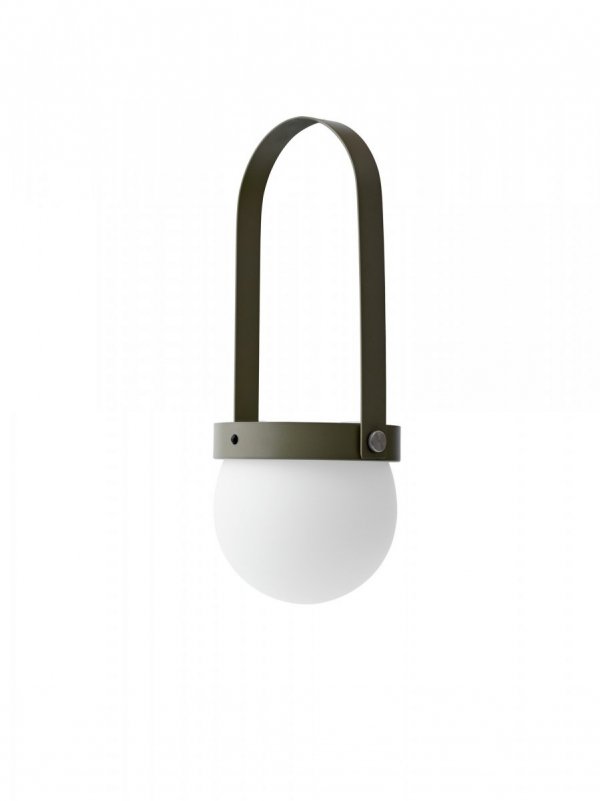 Menu CARRIE Lampion LED - Lampka Przenośna - Oliwkowa