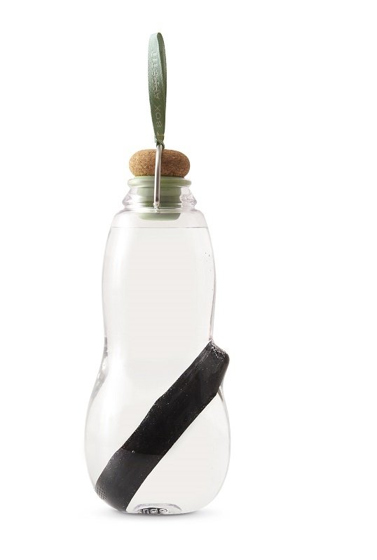 black+blum EAU GOOD Butelka na Wodę z Filtrem Węglowym - Oliwkowa