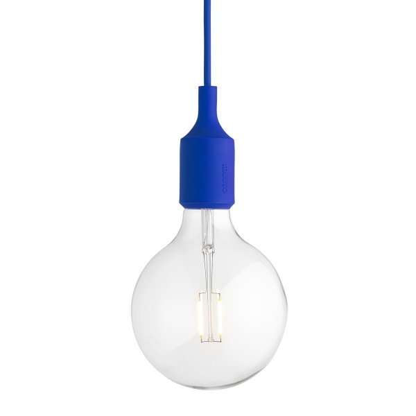 Muuto E27 Lampa Żarówka LED - Niebieska