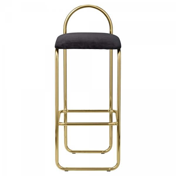 Aytm ANGUI Krzesło Barowe 92,5 cm - Hoker / Złoty