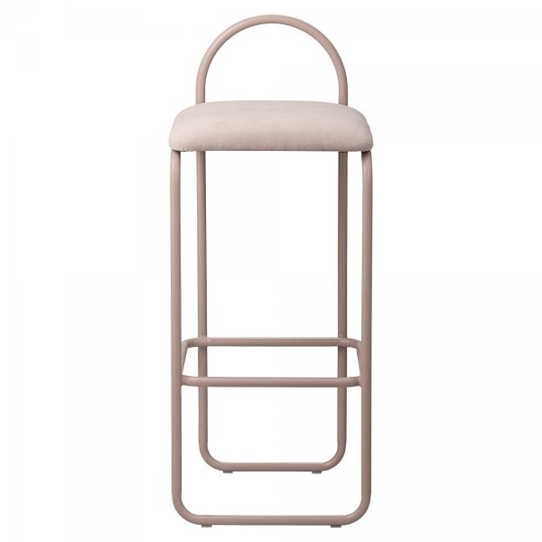 Aytm ANGUI Krzesło Barowe 92,5 cm - Hoker / Różowy