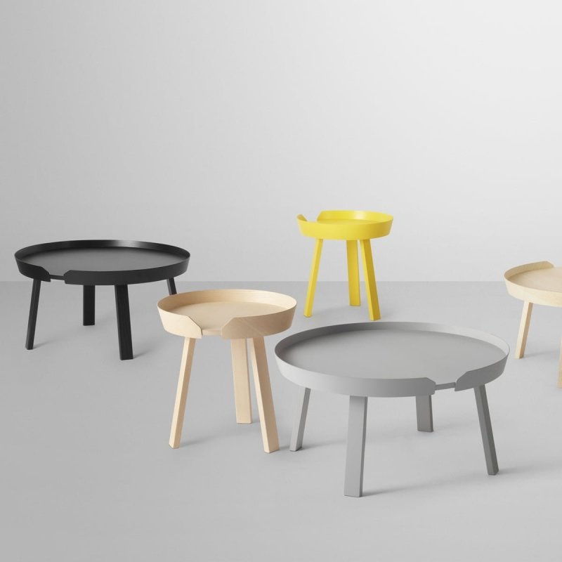 Muuto AROUND Stolik Kawowy 45 cm Antracytowy