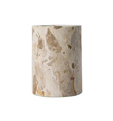 Muubs VITA Marmurowy Kubek Łazienkowy na Szczoteczki / Beżowy