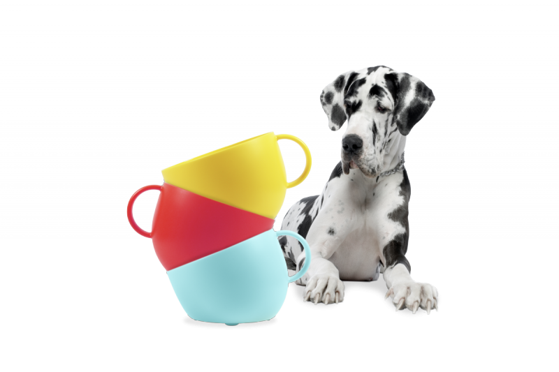 United Pets Milano CUP Duża Miska dla Psa 2500 ml / Niebieska