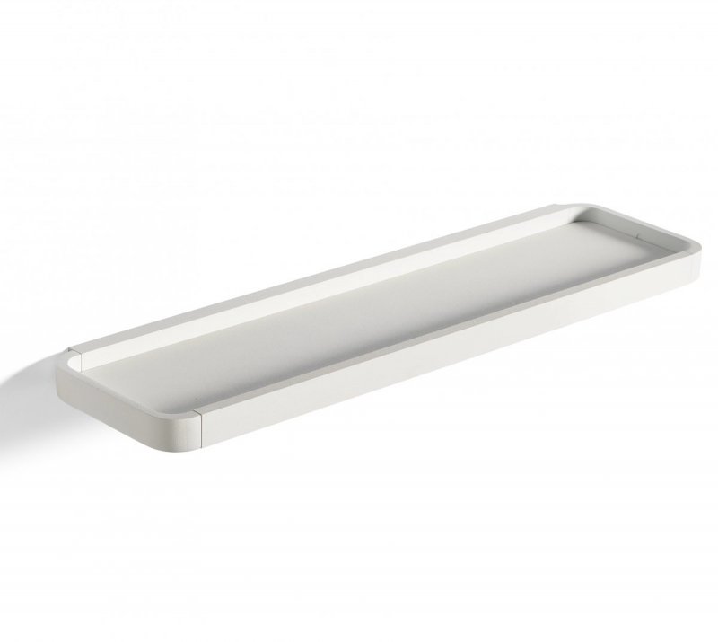 ZONE Denmark RIM Półka Łazienkowa - Prysznicowa 44 cm Biała