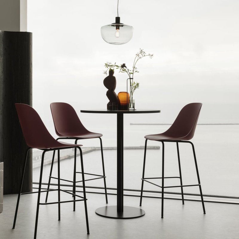 Menu HARBOUR SIDE Krzesło Barowe 102 cm Hoker Jasnoszary - Siedzisko Khaki