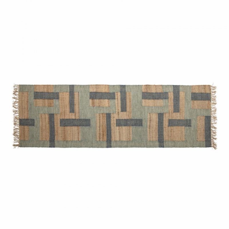 Bloomingville HONITON Dywan 245x75 cm / Zielony