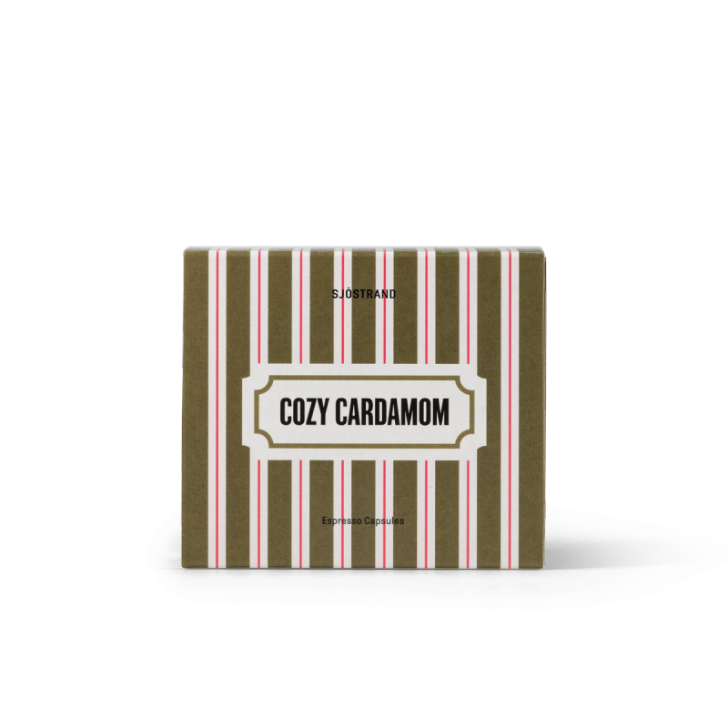 Sjöstrand CARDAMOM FLAVOUR Kawa Organiczna w Kapsułkach  - Kapsułki 10 szt. / Kardamonowa