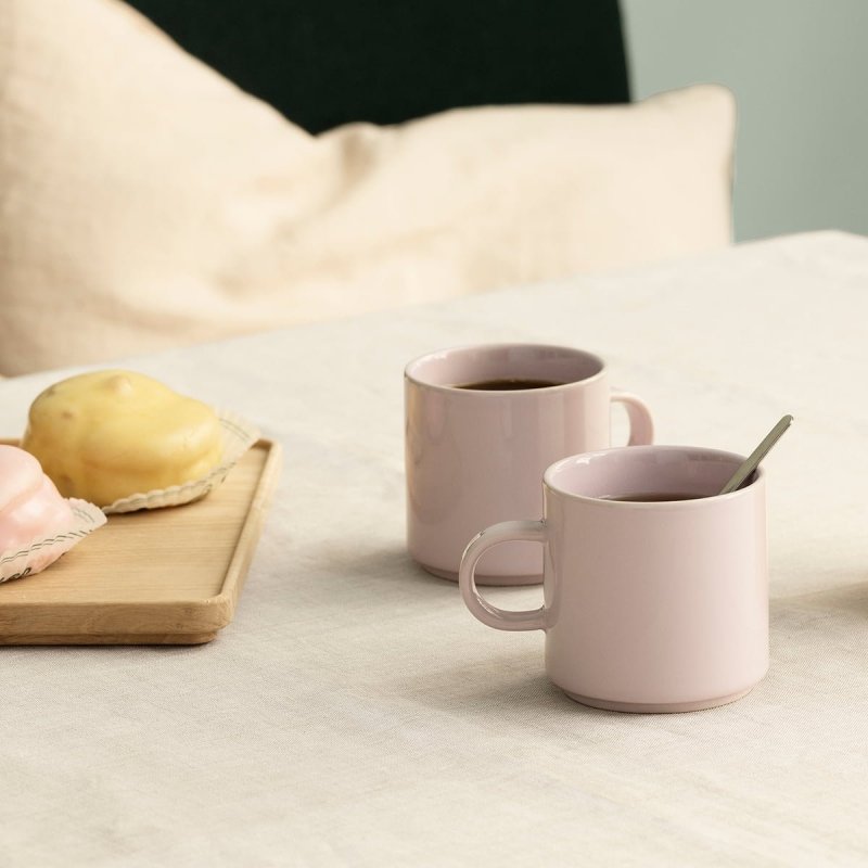 Stelton COFFEE Kubek do Kawy 2 Szt. Różowy