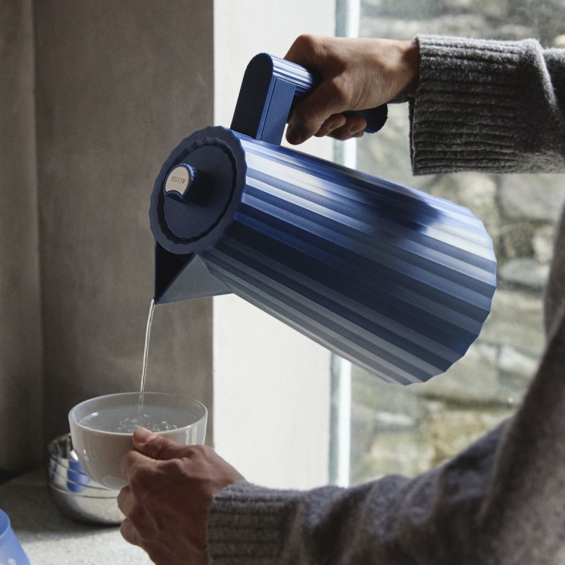 Alessi PLISSE Czajnik Elektryczny 1,7 l / Niebieski
