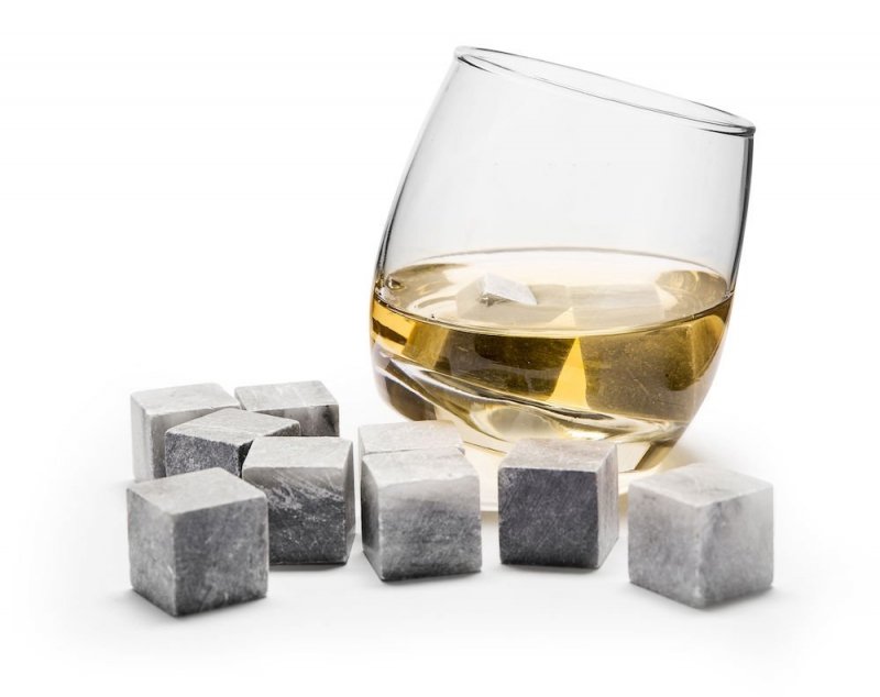 Sagaform CLUB Bujające Szklanki do Whisky, Drinków z Kamieniami Chłodzącymi 6 Szt.