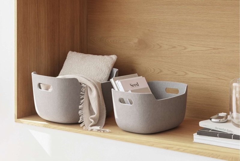 Kosz Eva Solo szary 48 cm